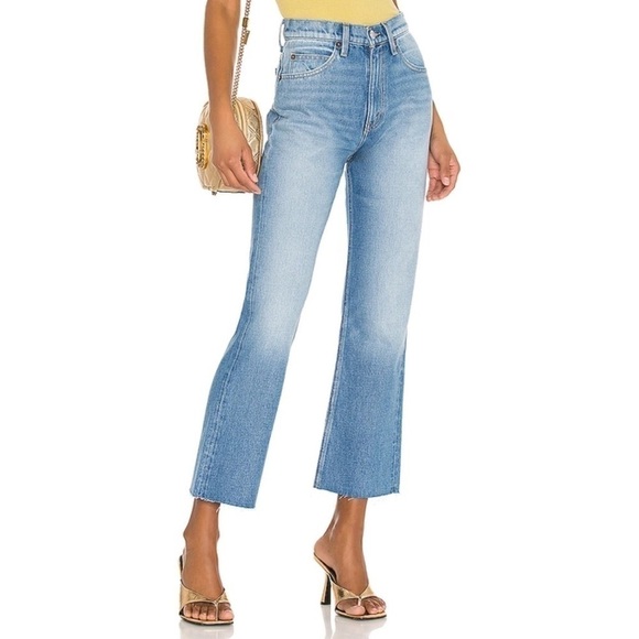 Re/Done Originals 70s Crop Boot Jeans in Medium 5 - Picture 1 of 15